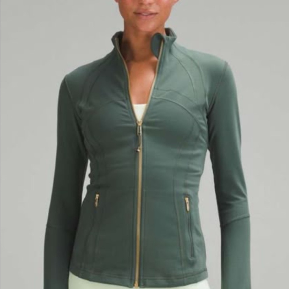 lululemon athletica Green Utility Jacket with High Collar
